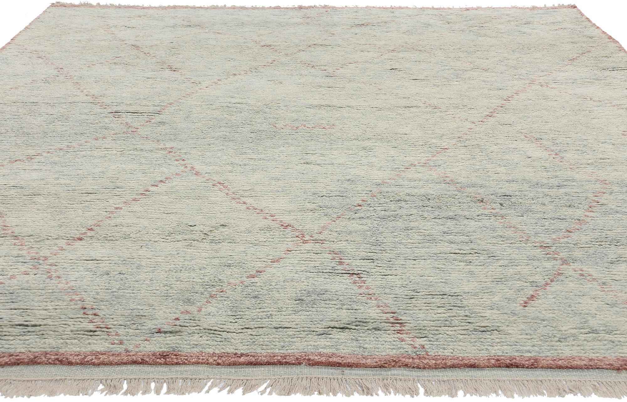 Bohémien New Diamond Whisper Tappeto per l'area marocchina contemporanea in vendita