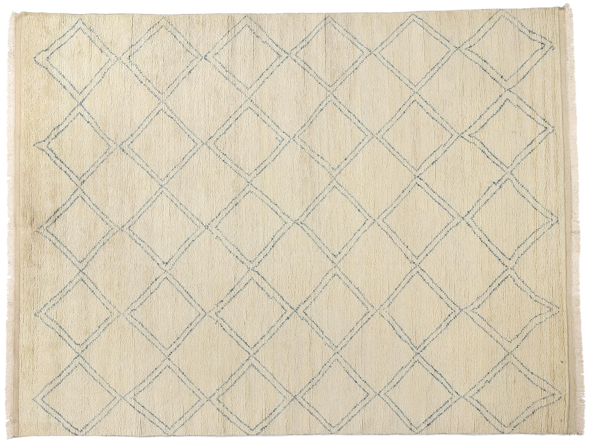New Diamonds Contemporary Moroccan Area Rug im Angebot 2