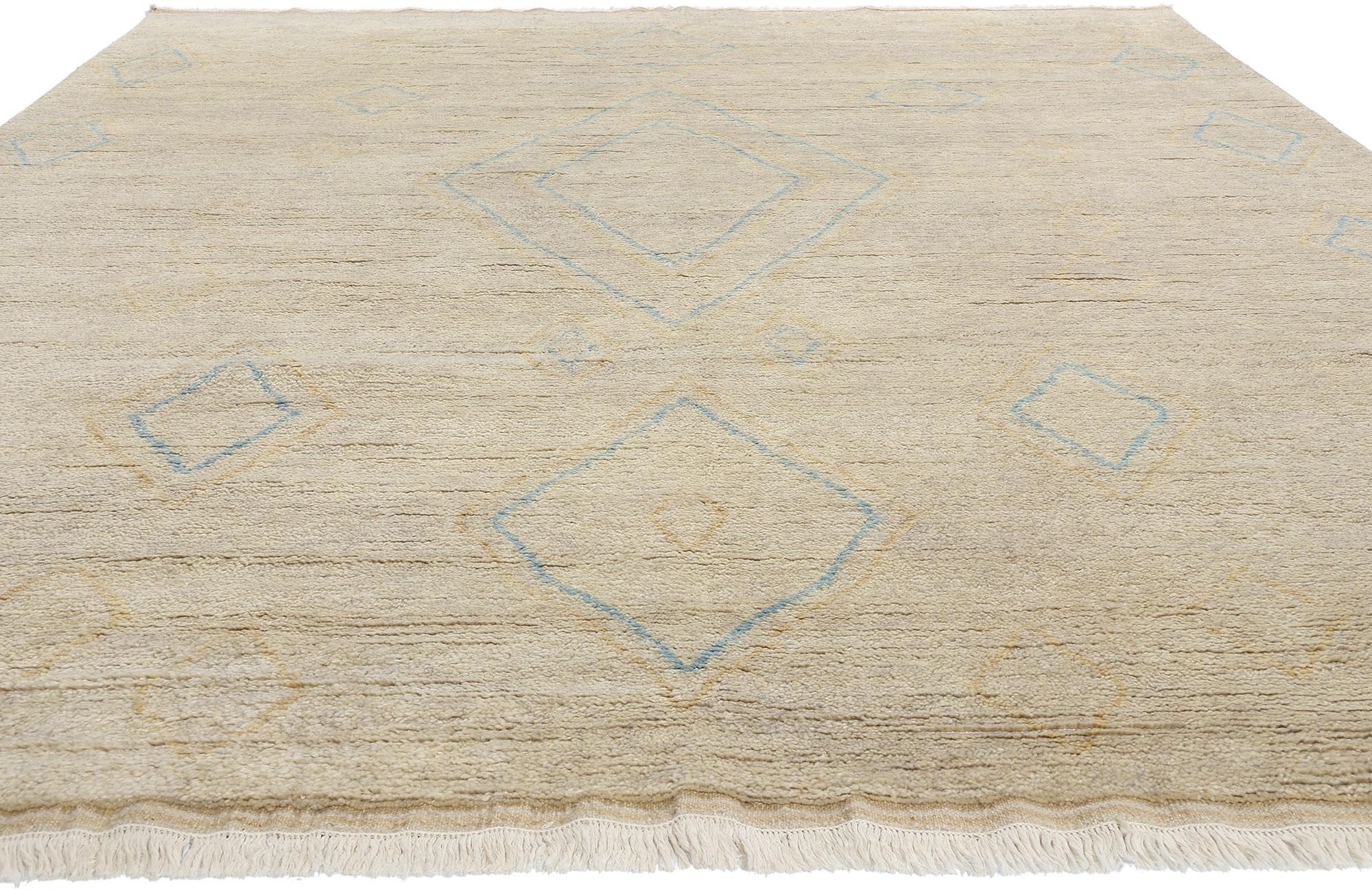 New Diamonds Contemporary Moroccan Area Rug (Böhmisch) im Angebot