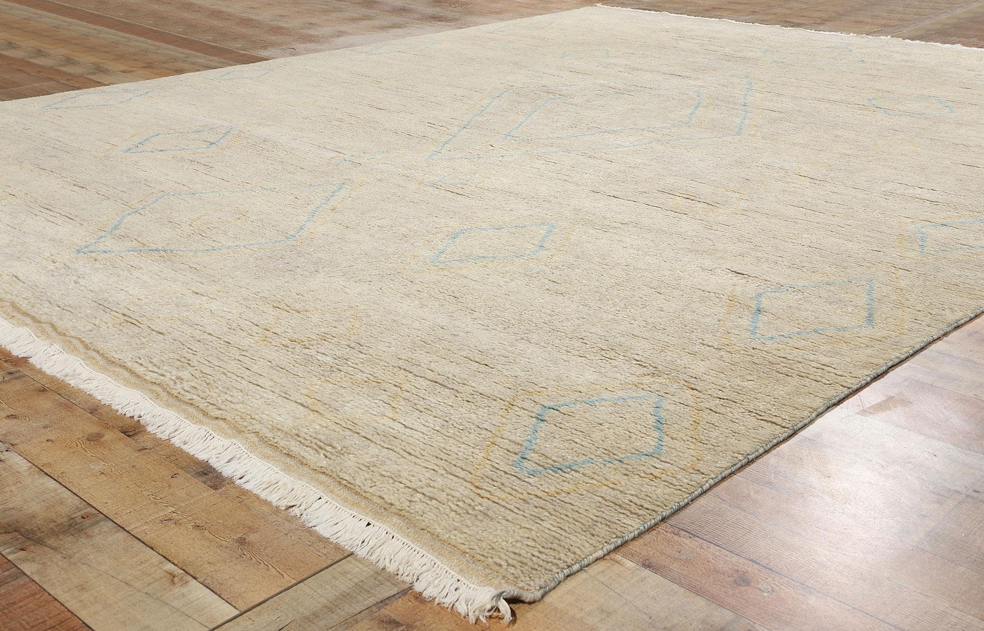New Diamonds Contemporary Moroccan Area Rug (21. Jahrhundert und zeitgenössisch) im Angebot