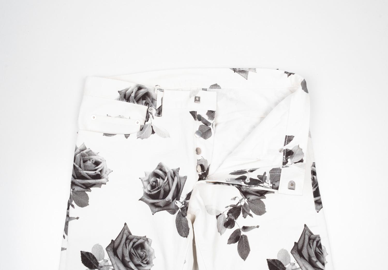 Nuevo Dior Homme Men Jeans Floral Talla 31 Gris en venta