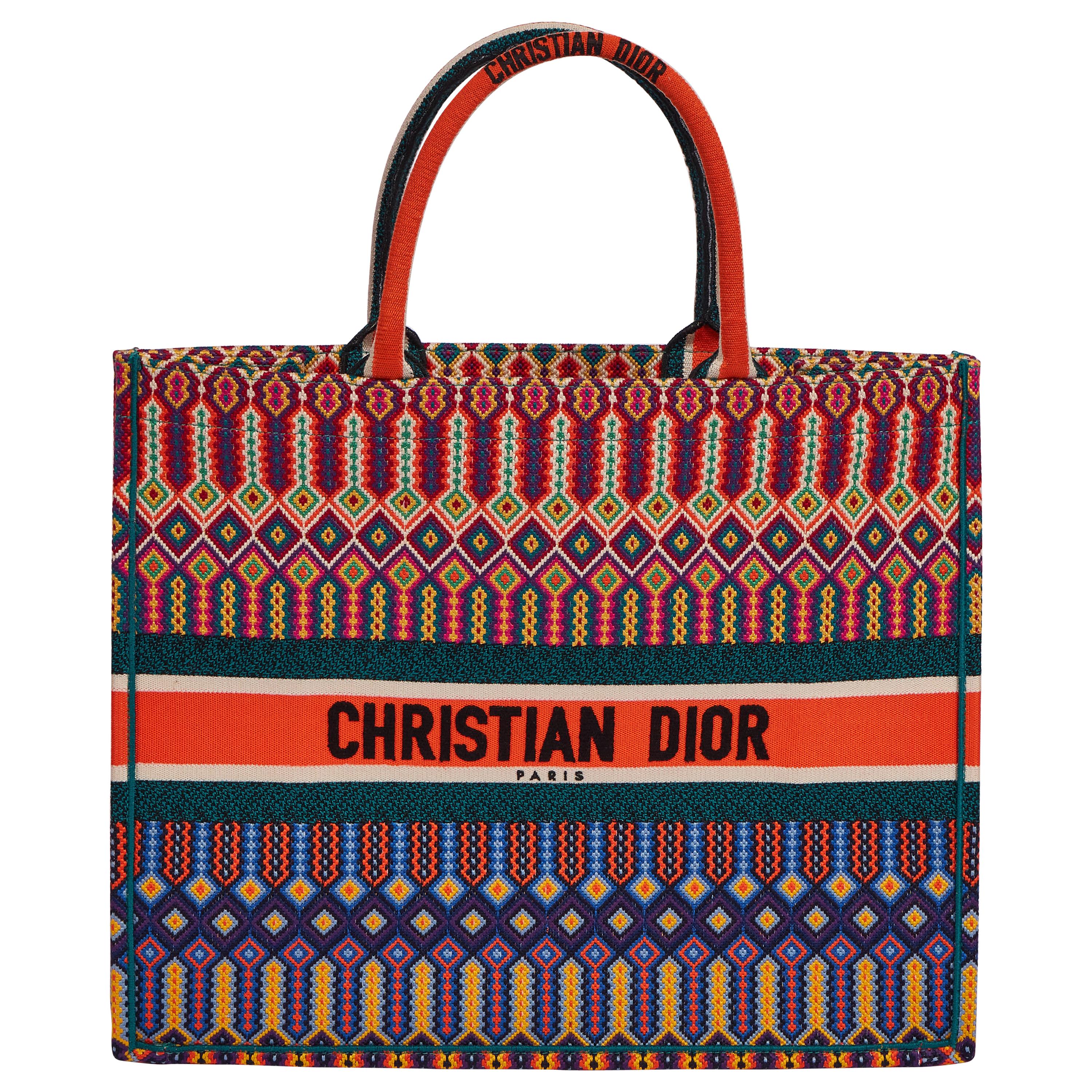 New Dior Limited Edition Orange Book Tote Bag at 1stDibs | dior book ...