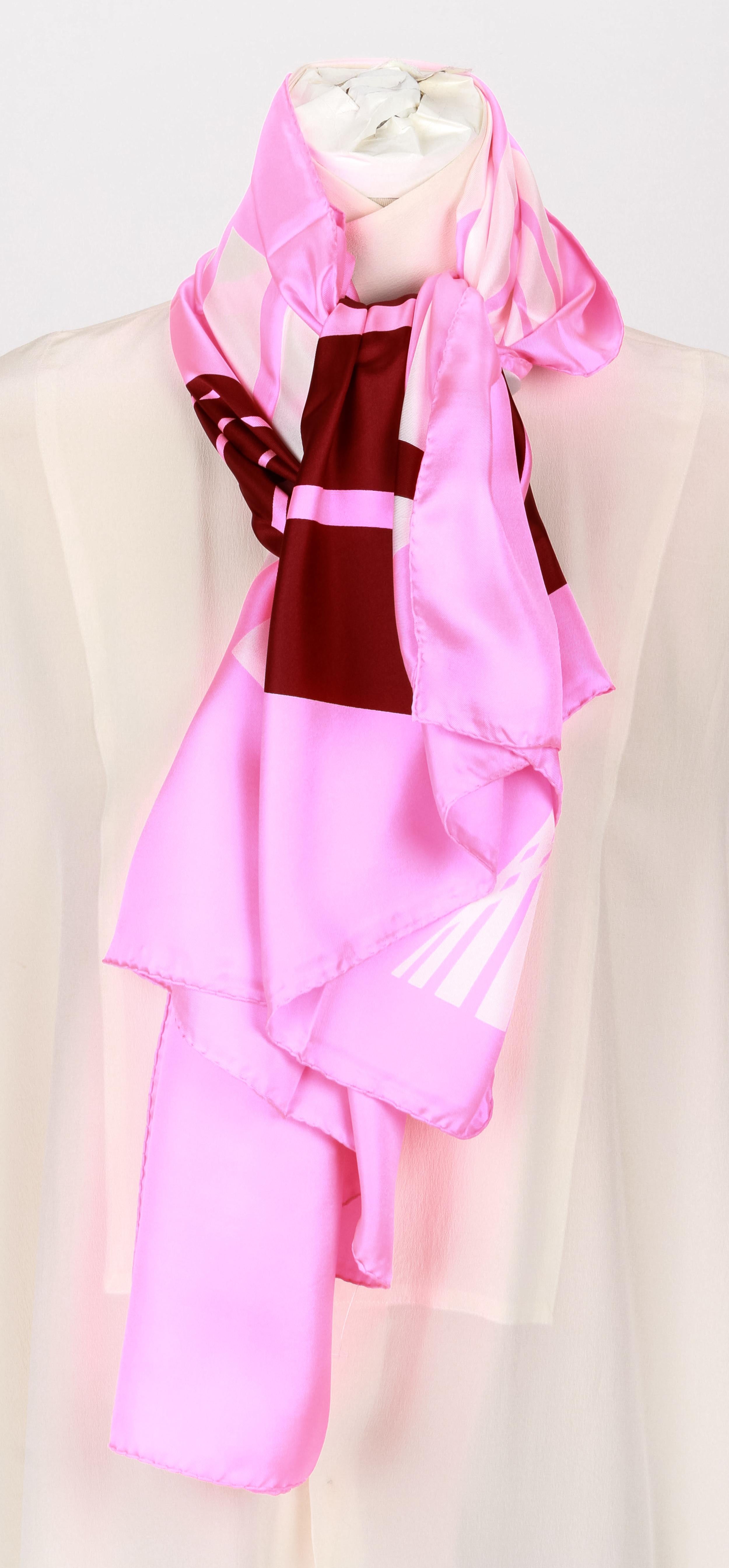dior pink scarf