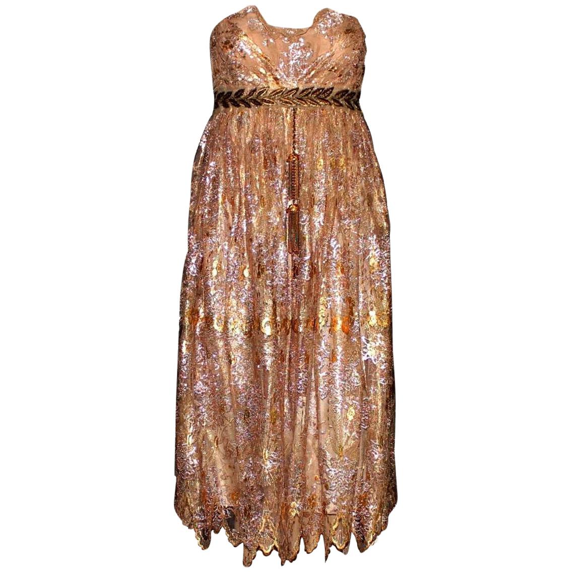 Iconic Dolce and Gabbana 1998 Pale Blue Silk Corset Butterfly Evening