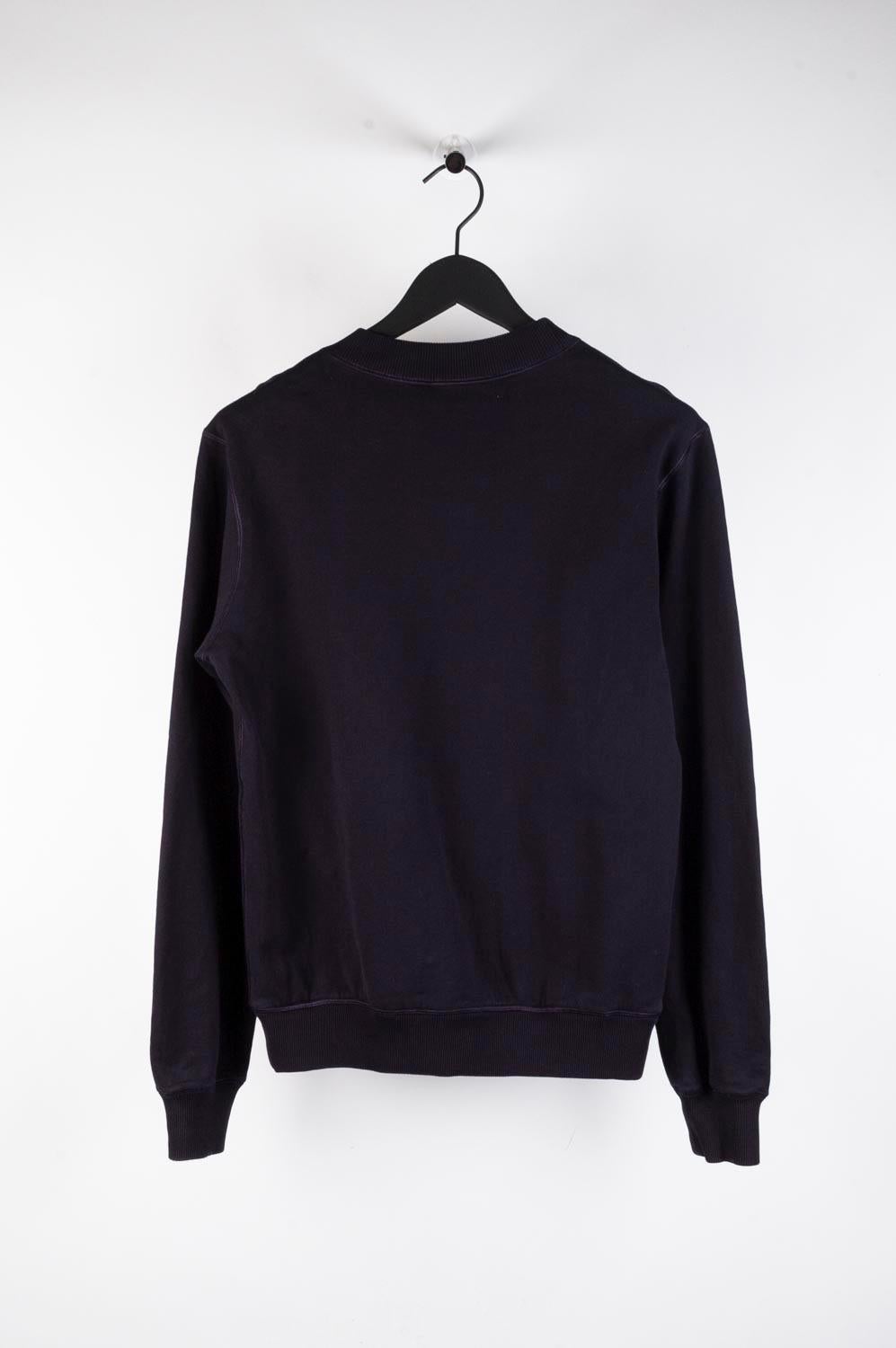 New Dolce&Gabbana Men Sweatshirt Jumper Pullover Red Cross, Size 46IT (S/M) S444 For Sale 1