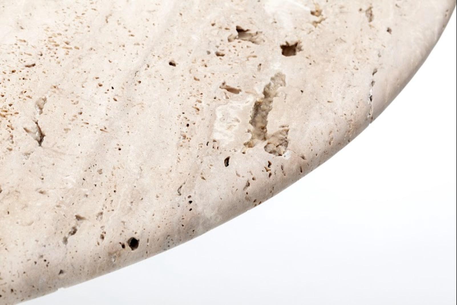 Moderne NOUVEAU ! DOOQ ! Table de salle à manger Milano moderne de 150 cm en crème, plateau en marbre, faite à la main en vente