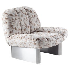 NEW! Dooq! Modern Colin Armchair in Grey, Brown and Wood Feet