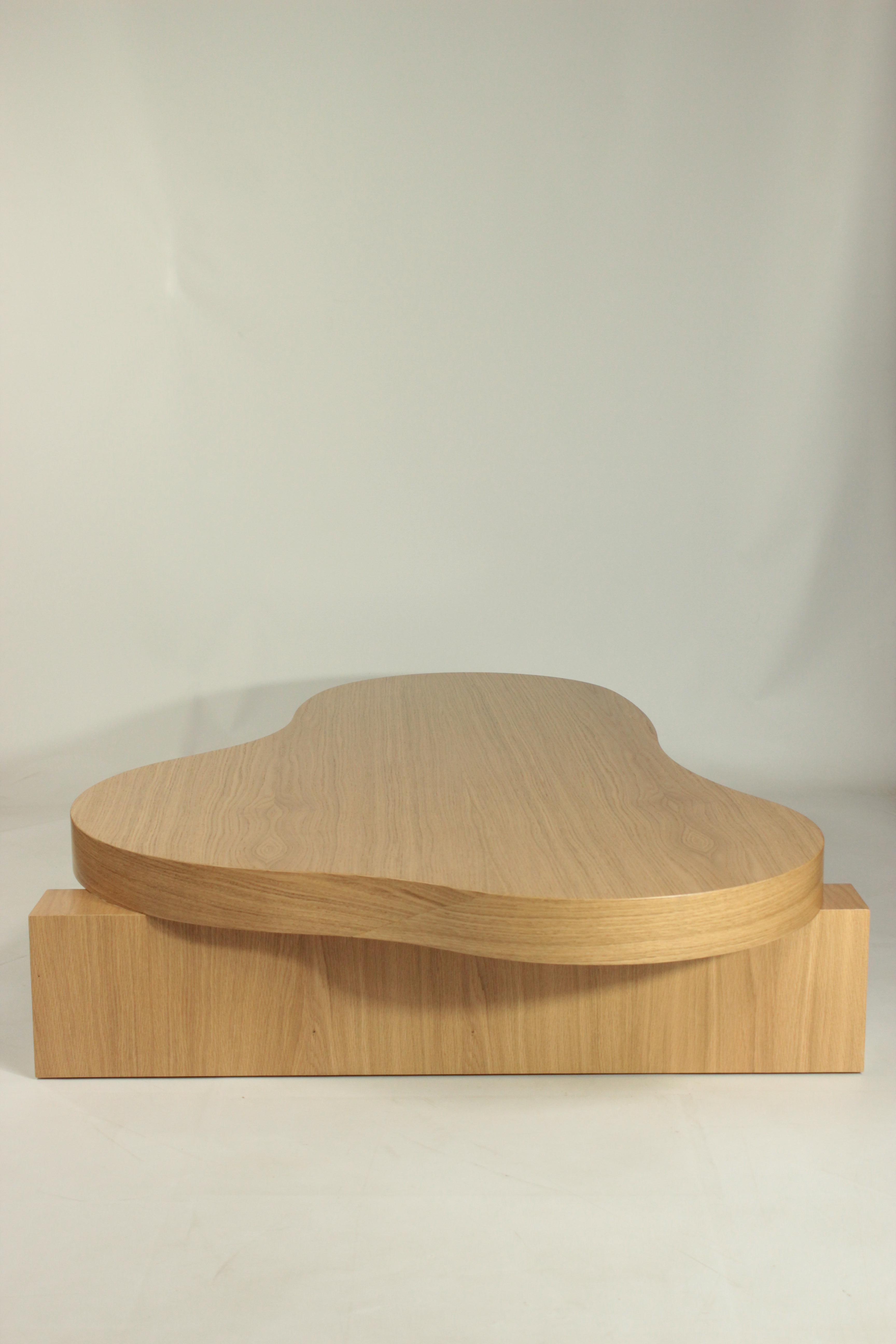 Contemporary NEW! DOOQ! MODERN! On The Rocks Center Table in Wood For Sale