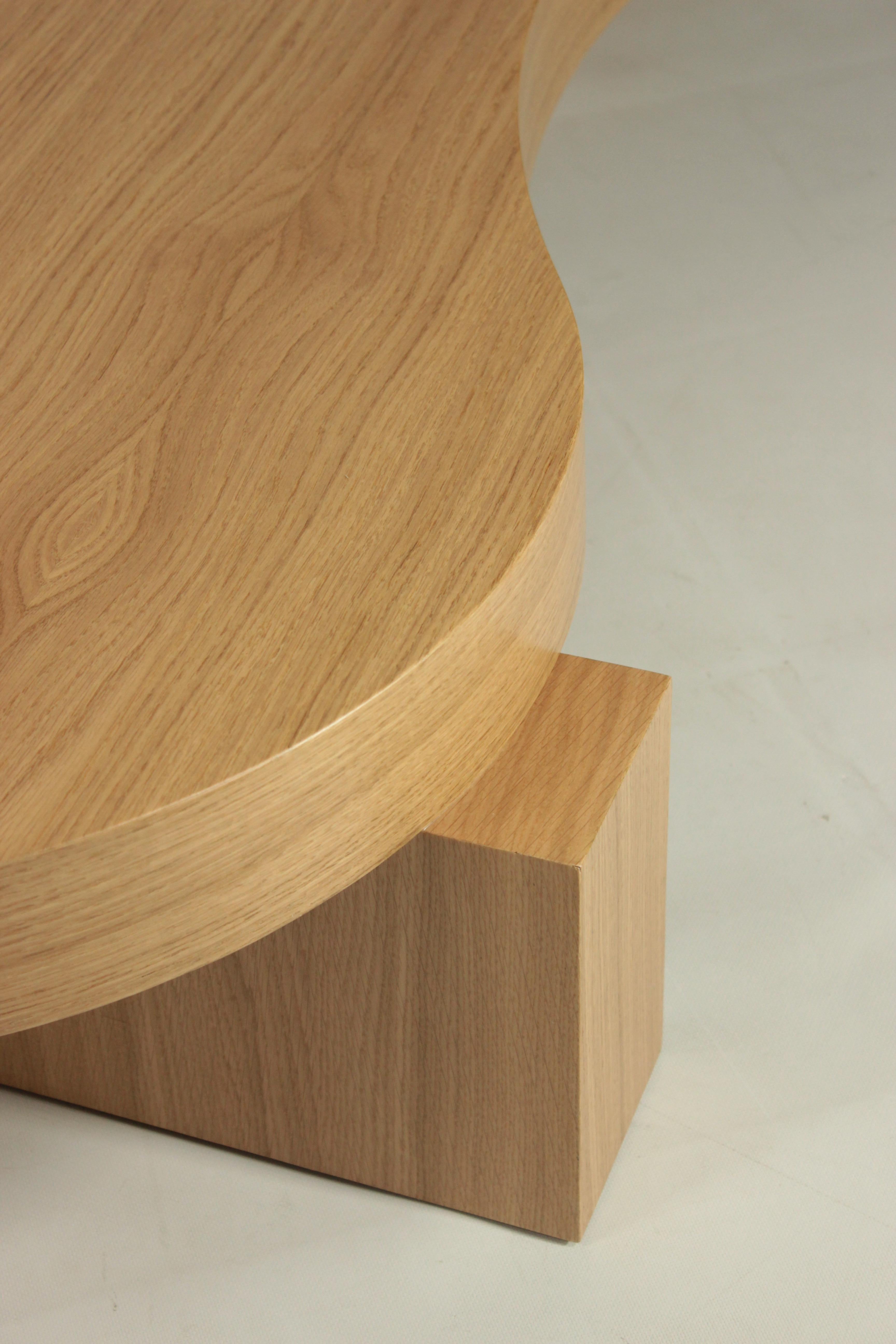 NEW! DOOQ! MODERN! On The Rocks Center Table in Wood For Sale 1