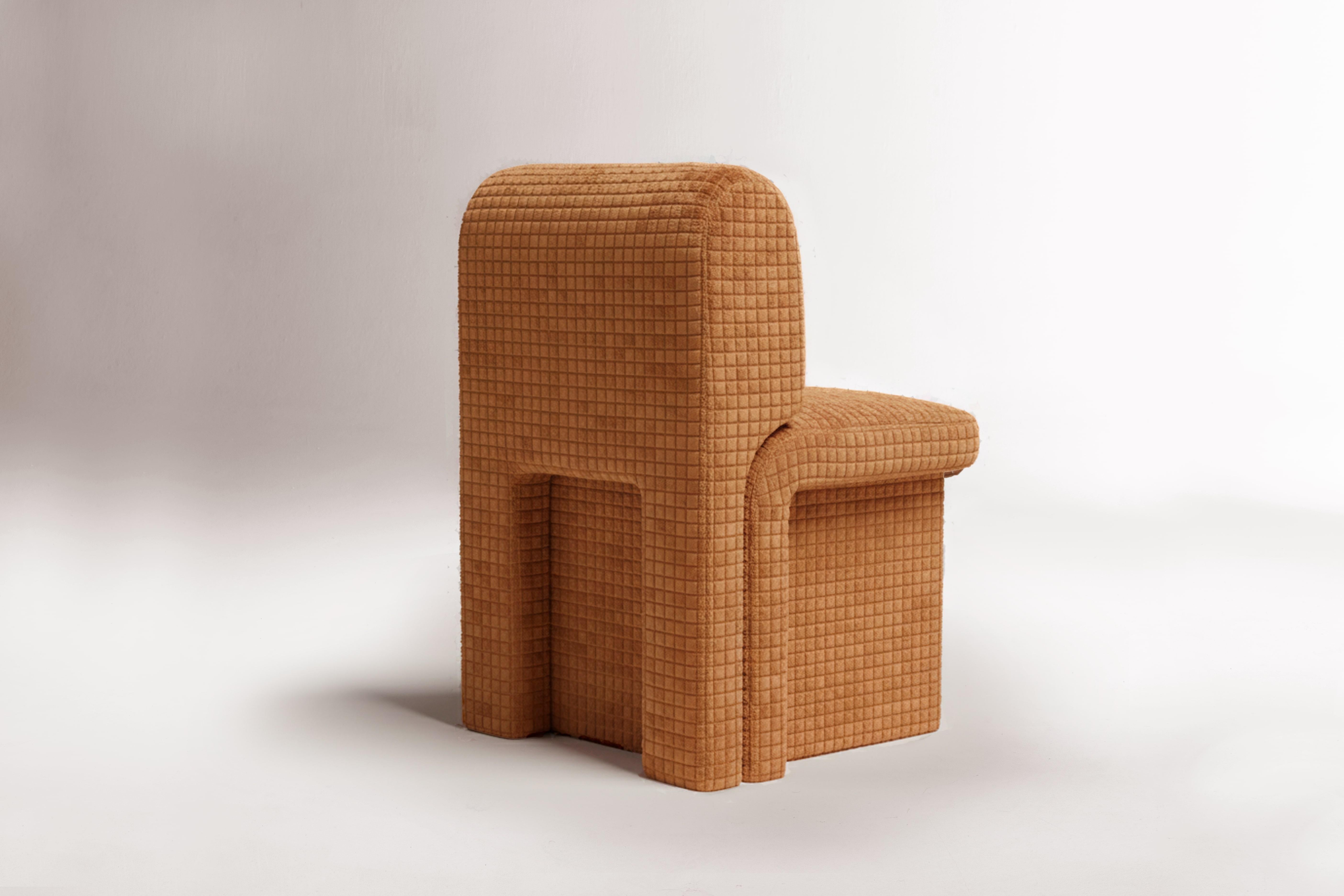 NEU! DOOQ! MODERN! Slide Chair in Dunkelbraun im Angebot 1