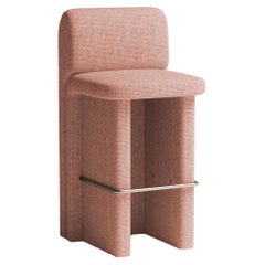 NEW! DOOQ! MODERN! Slide Counter Chair in Pink