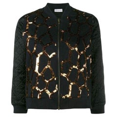 NEW Dries Van Noten Beaded Sequin Zip-Up Jacket size Medium