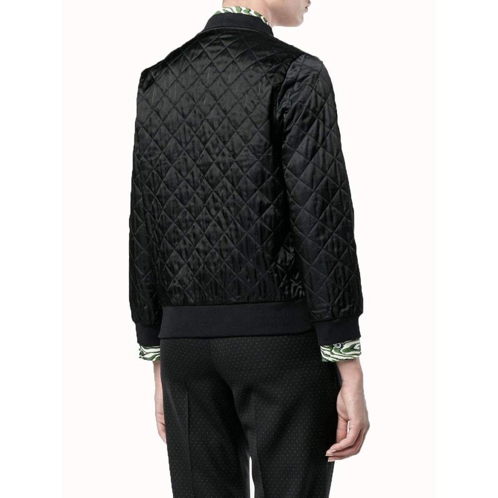 Black New DRIES VAN NOTEN 'Hoezze' Sequin Zip up Jacket sz M For Sale