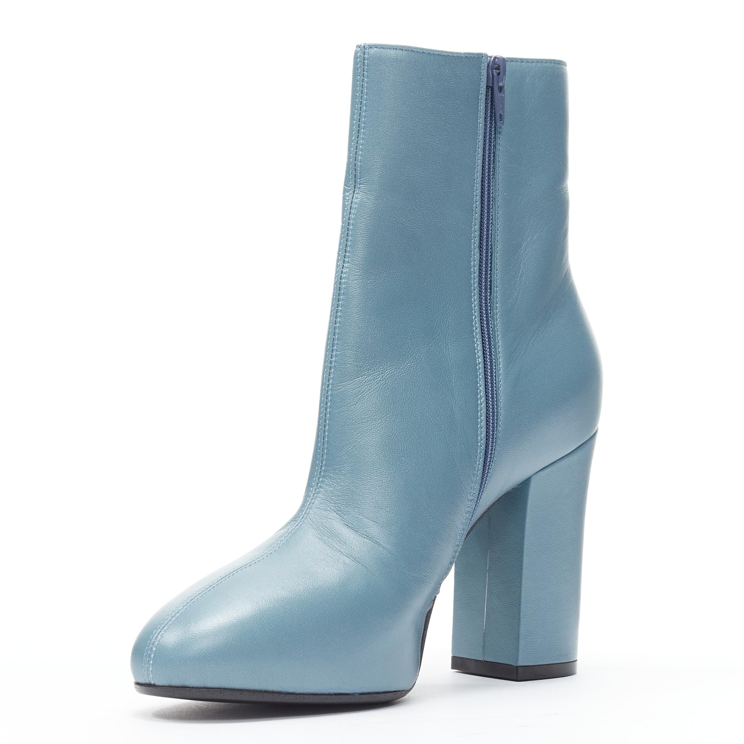 dries van noten blue boots