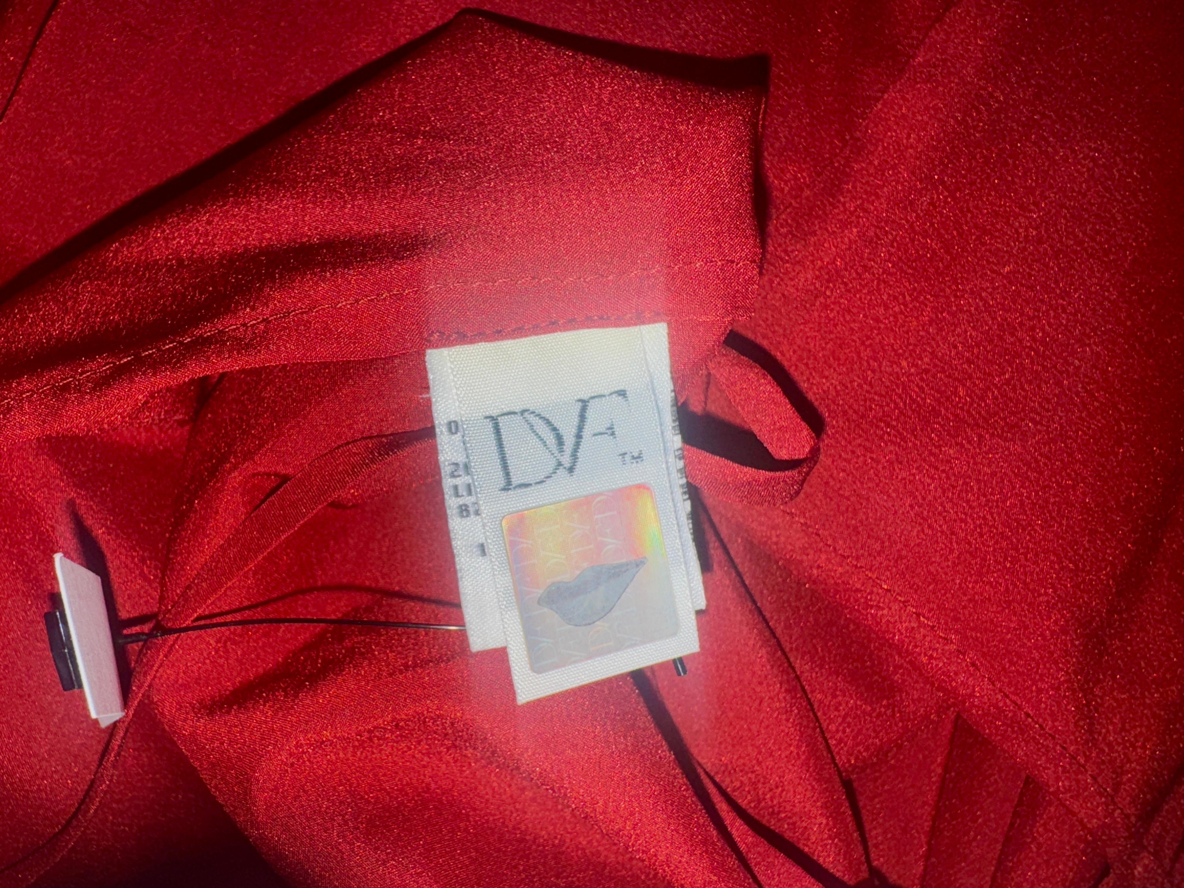 NEW DVF Diane von Furstenberg 2 PCS Embroidered Kaftan Maxi Dress 6 For Sale 2