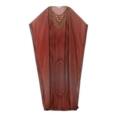 NUEVO DVF Diane von Furstenberg 2 piezas Kaftan bordado Maxi Vestido 6