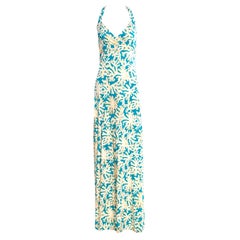 NUEVO DVF Diane von Furstenberg Vestido de noche con cuello maxi
