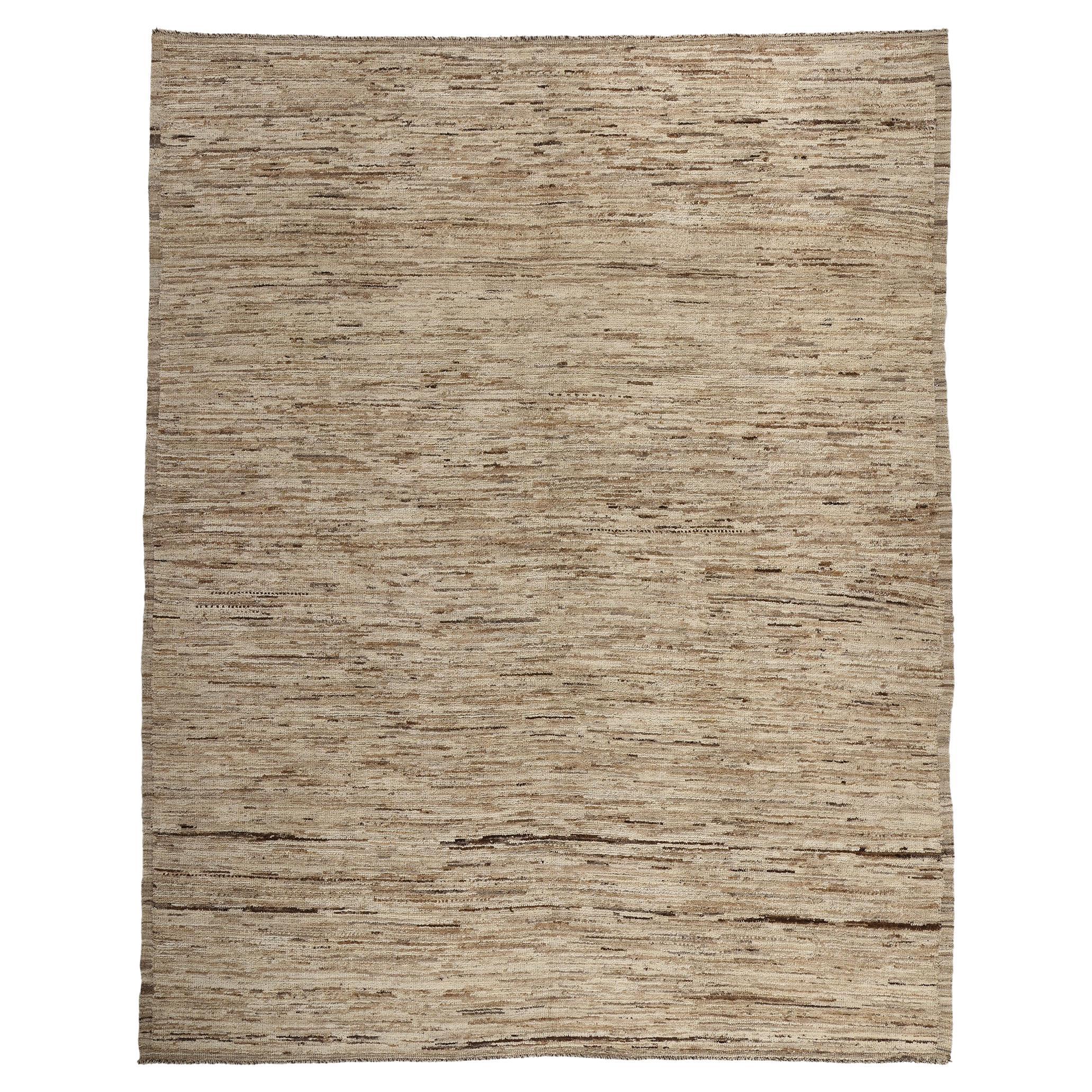 New Earth-Tone Moroccan Biophilic Shibui Rug Inspired by Nature For Sale