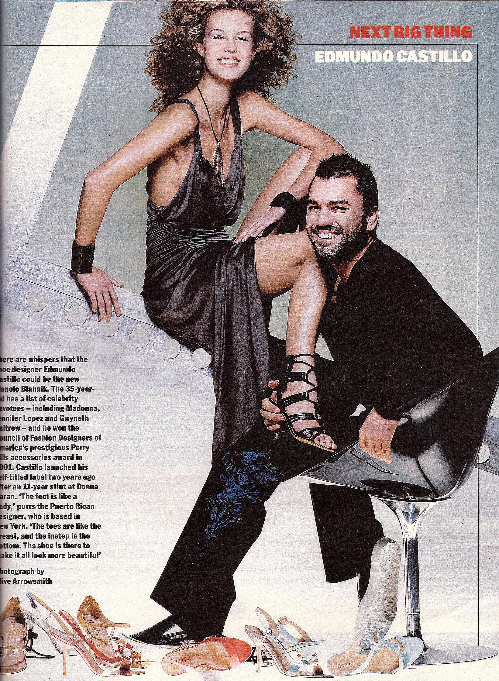 Seltener Edmundo Castillo

Brandneu

* Markierte Größe: 8 Passt für Größe 7
Diese laufen eine volle Größe klein 
* Butterweiches weißes Nappaleder
* Slingback Absatz
* Offene Zehe
Fußbett aus Leder
* 3,75