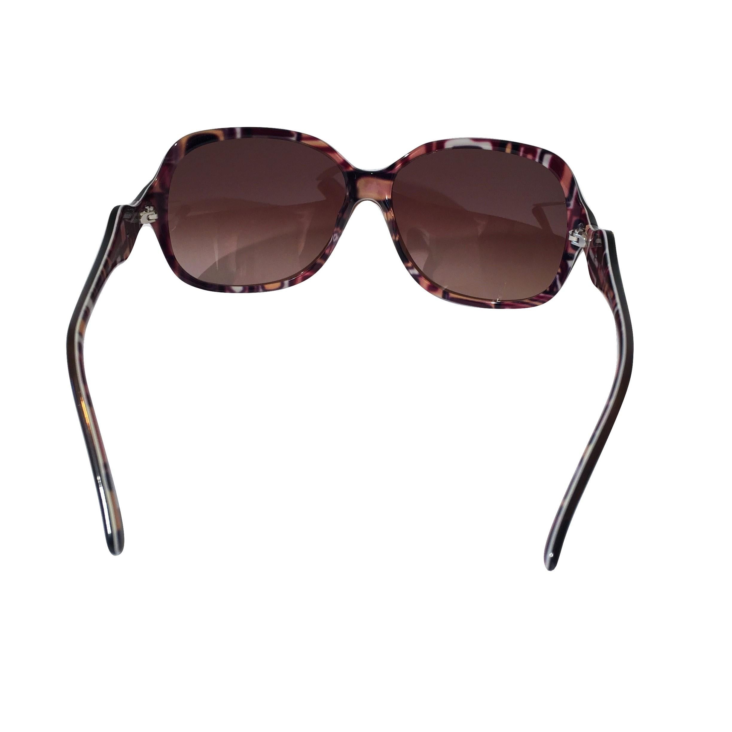 Neu Emilio Pucci Brown Logo Sonnenbrille mit Etui & Box im Angebot 4