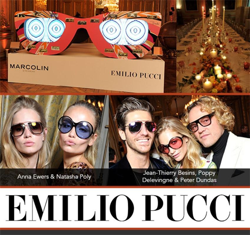 Neu Emilio Pucci Lila Logo-Sonnenbrille  Mit Etui und Schachtel 6