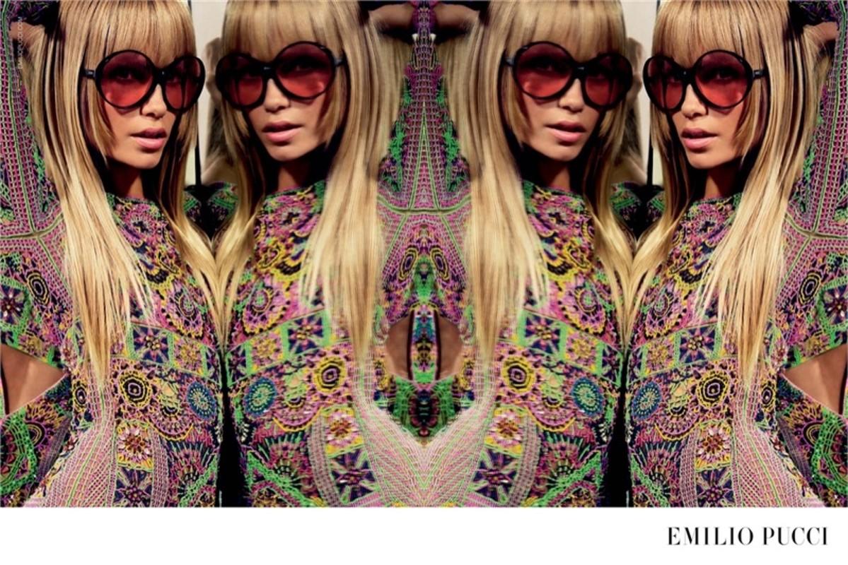 Neu Emilio Pucci Lila Logo-Sonnenbrille  Mit Etui und Schachtel 1