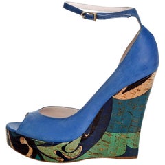 New Emilio Pucci Runway Pumps Heels Wedges Sz 37