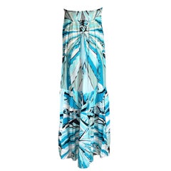 NEW Emilio Pucci Signature Print Cover Up Kleid Maxirock M
