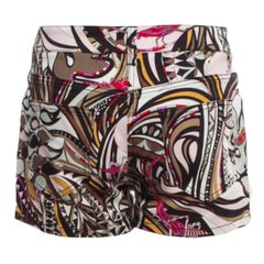 Emilio Pucci, pantalon court à imprimé animal tropical caractéristique, 42