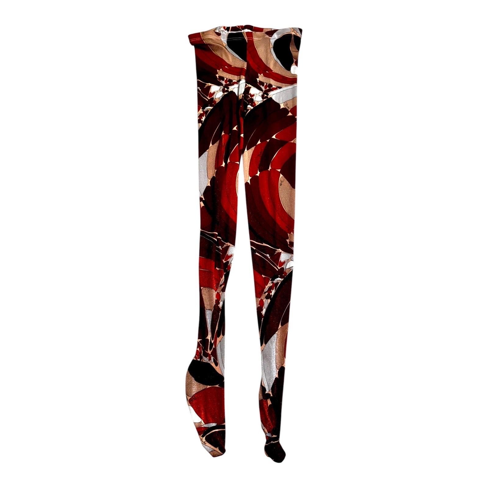 NEW Emilio Pucci x Wolford Rare Bodysuit Strumpfhosen Strumpfhosen 2PCS Ensemble Set im Angebot 6