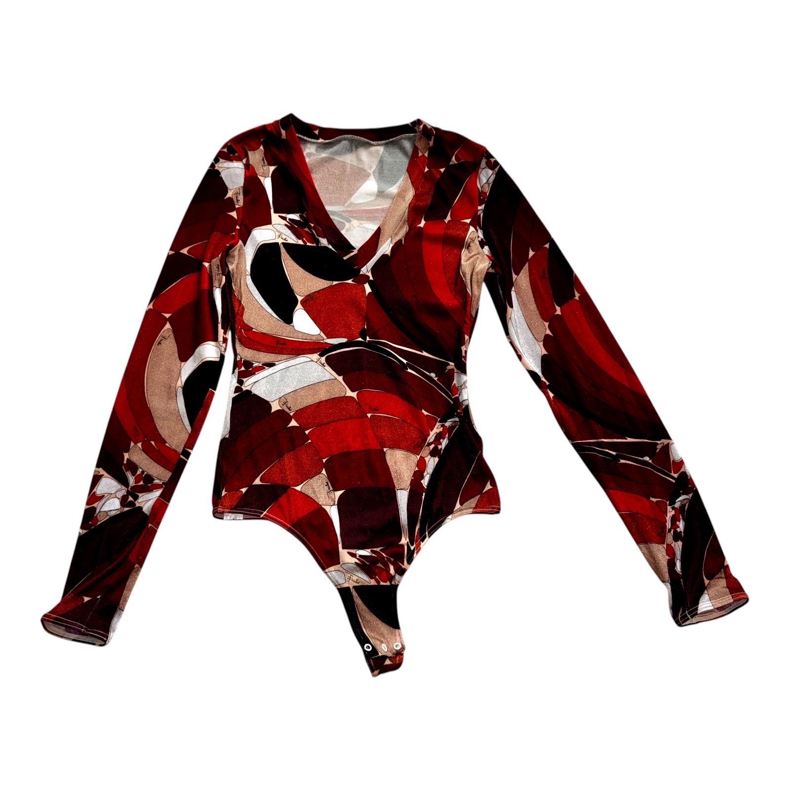 NEW Emilio Pucci x Wolford Rare Bodysuit Strumpfhosen Strumpfhosen 2PCS Ensemble Set (Grau) im Angebot