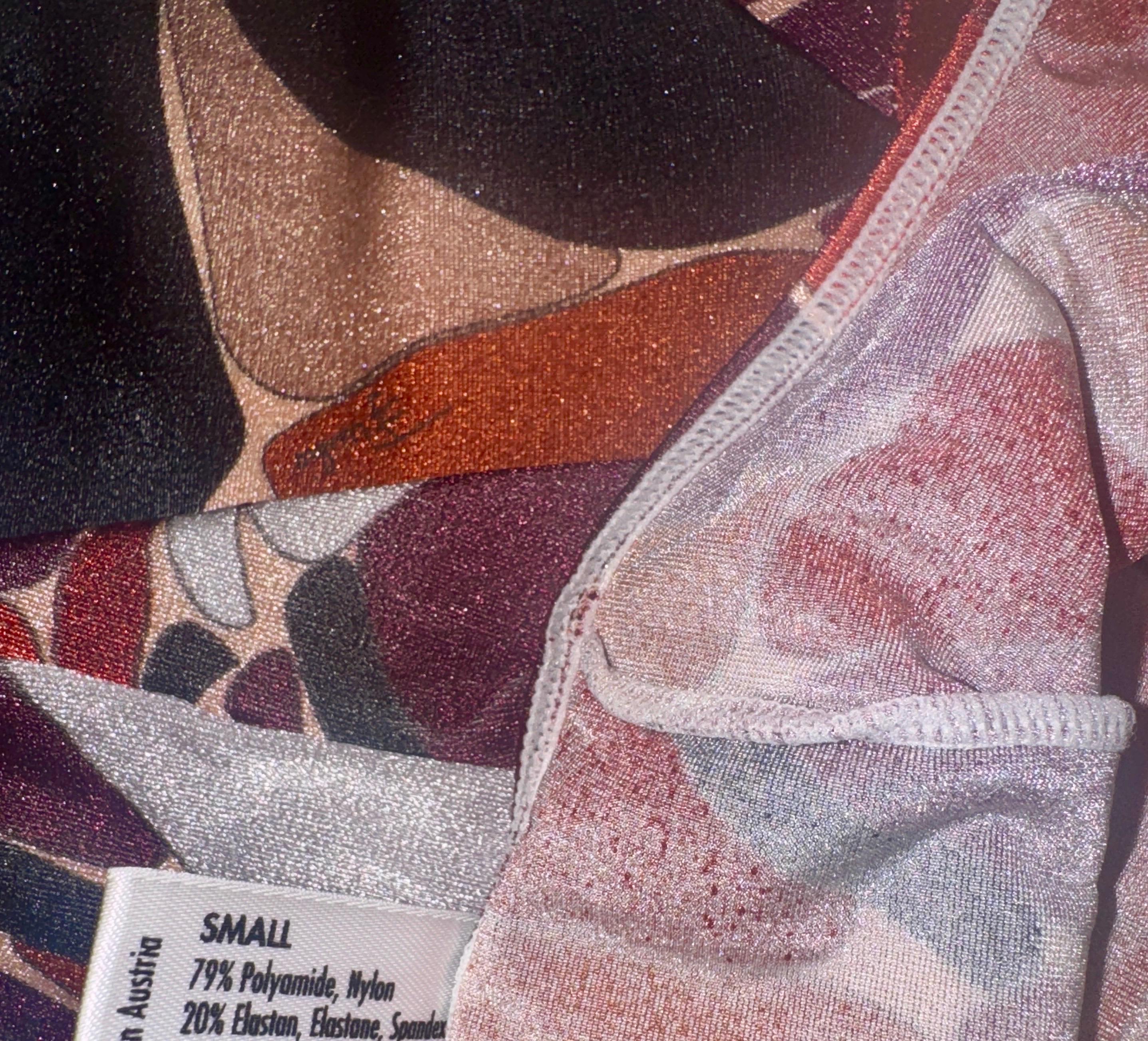 NEW Emilio Pucci x Wolford Rare Bodysuit Strumpfhosen Strumpfhosen 2PCS Ensemble Set im Angebot 3