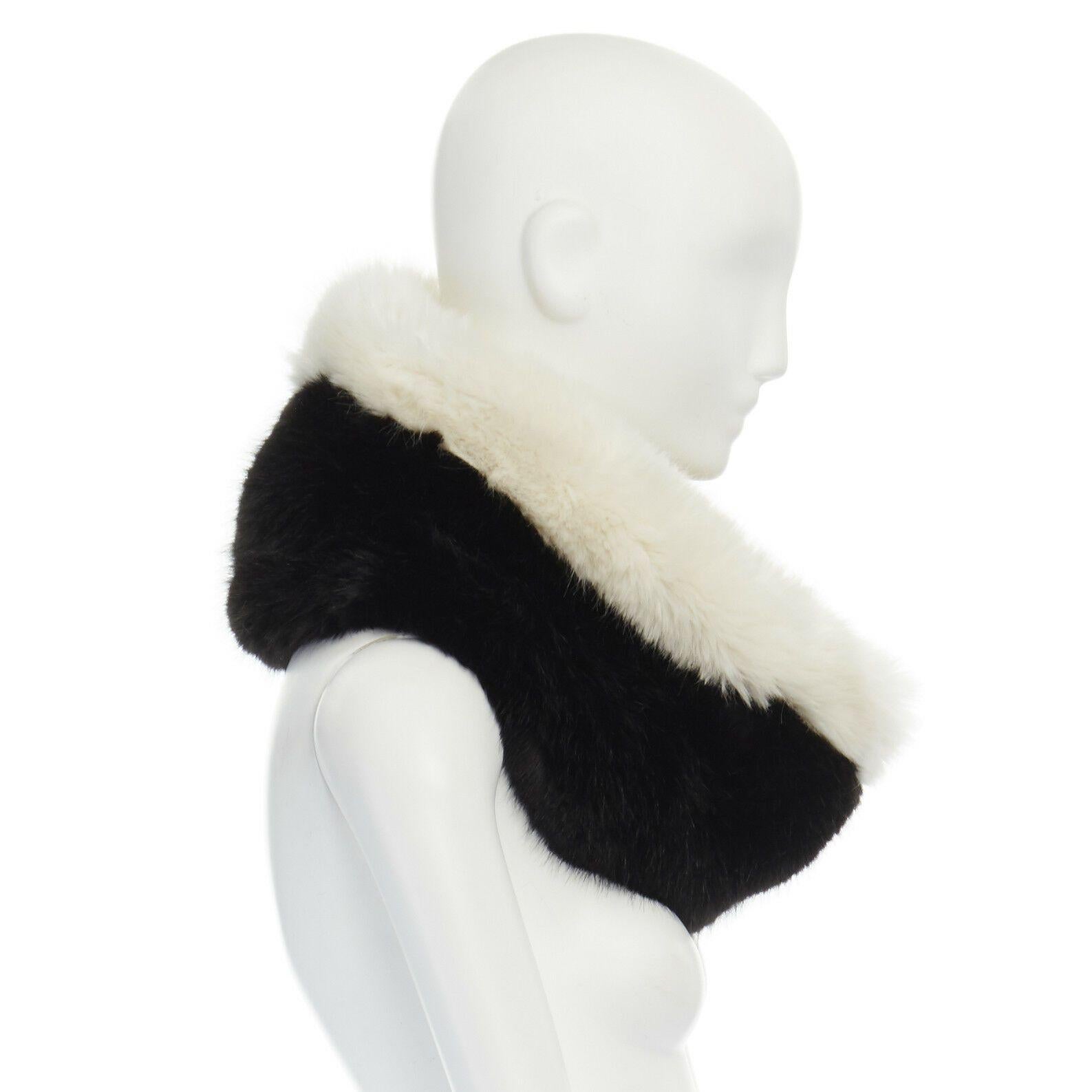 fur circle scarf