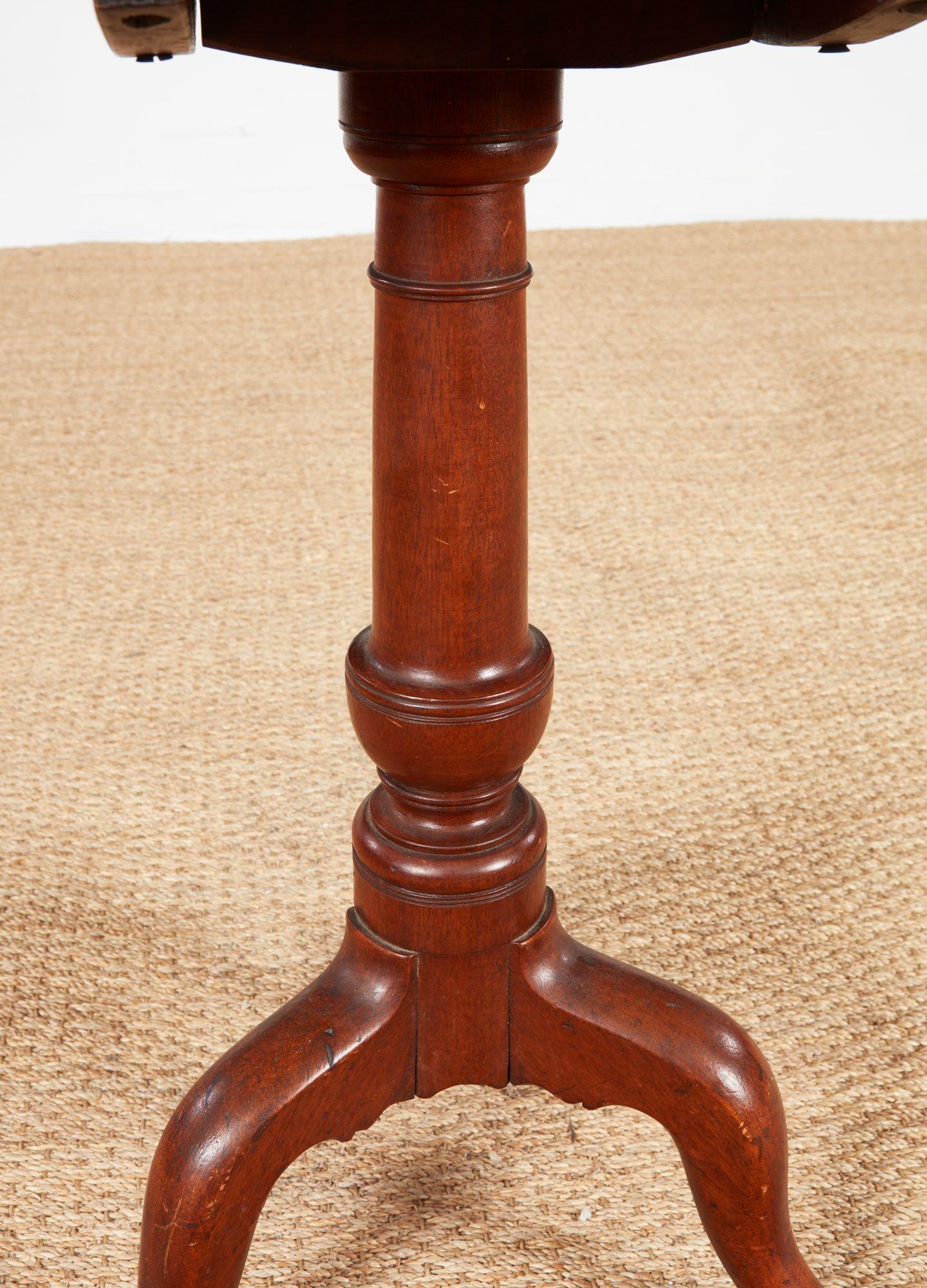 Chippendale New England Cherry Candlestand c. 1780 For Sale