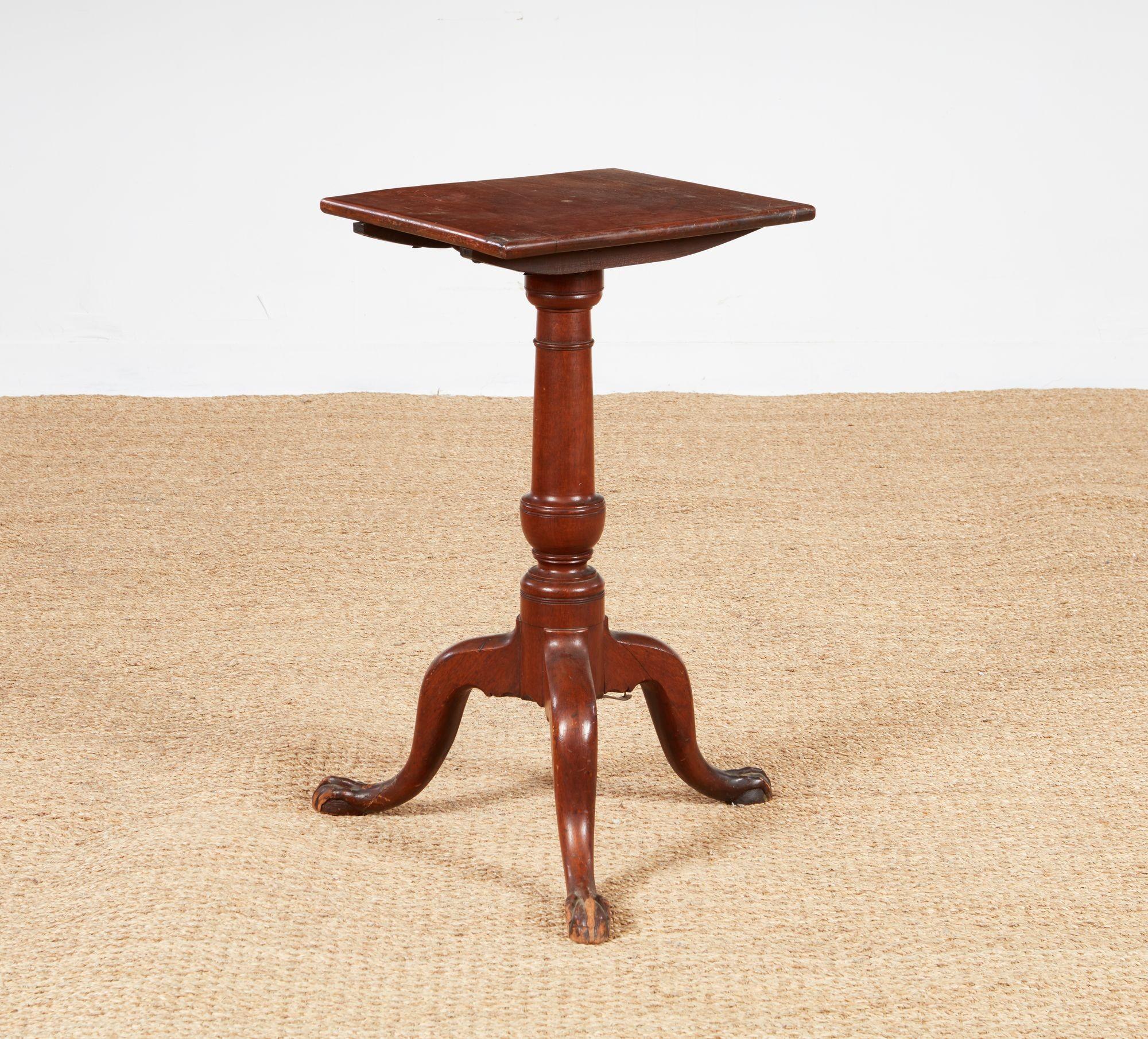 18th Century and Earlier New England Cherry Candlestand c. 1780 For Sale