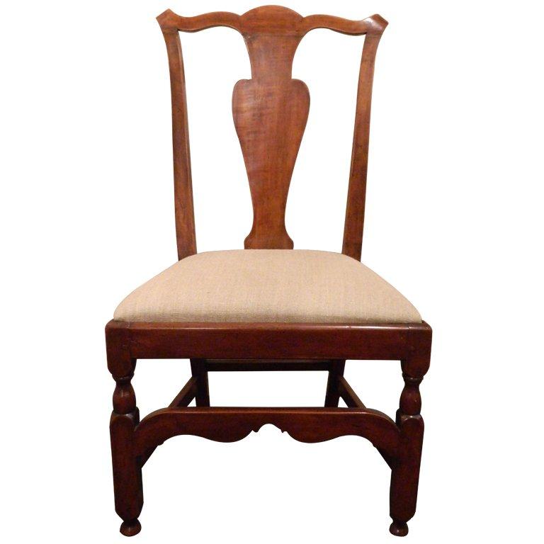 Eighteenth Century HandCarved Irish Chippendale Side/Desk Chair at 1stdibs