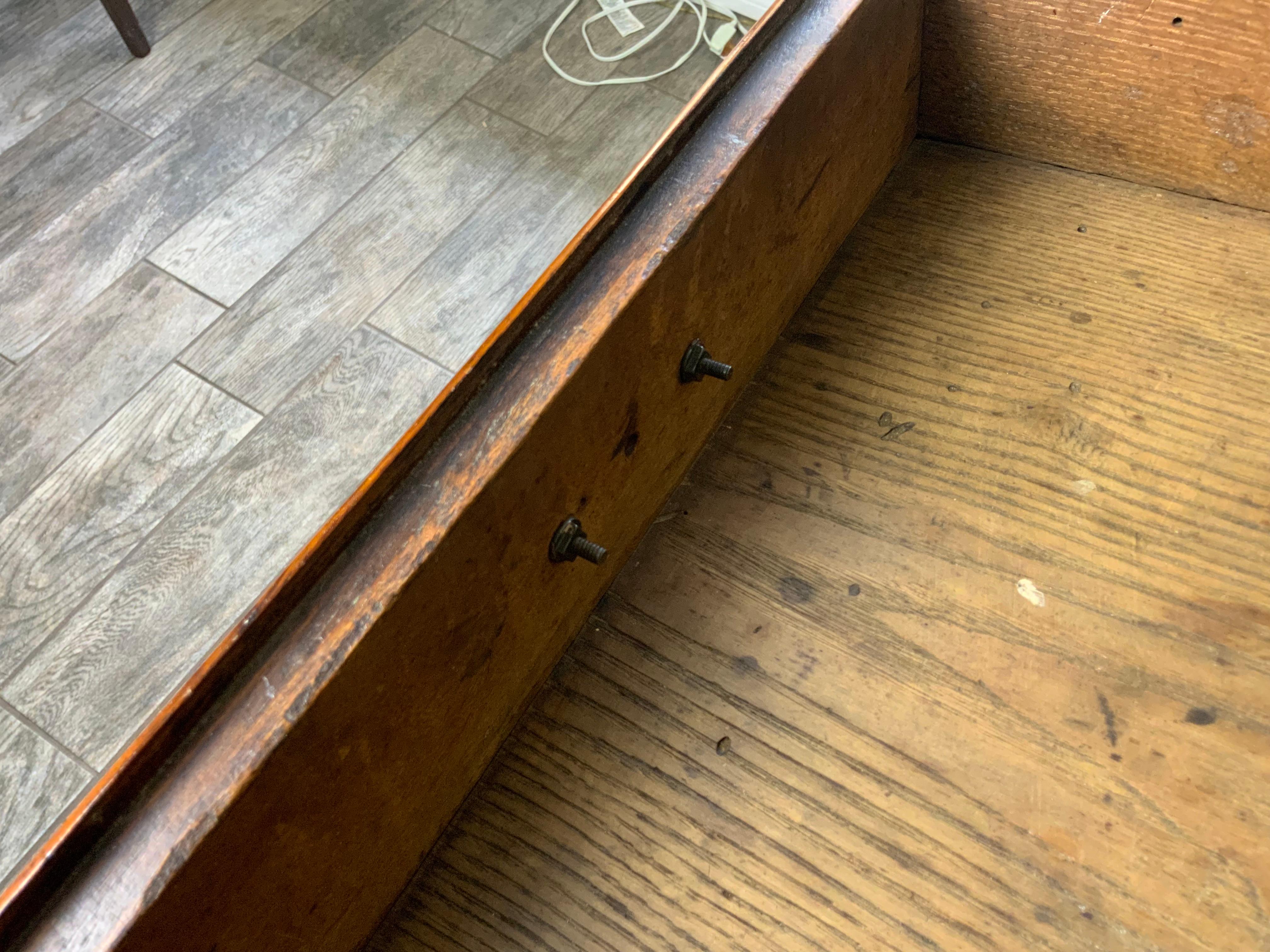 New England Maple Six Drawer Chippendale Chest For Sale 5