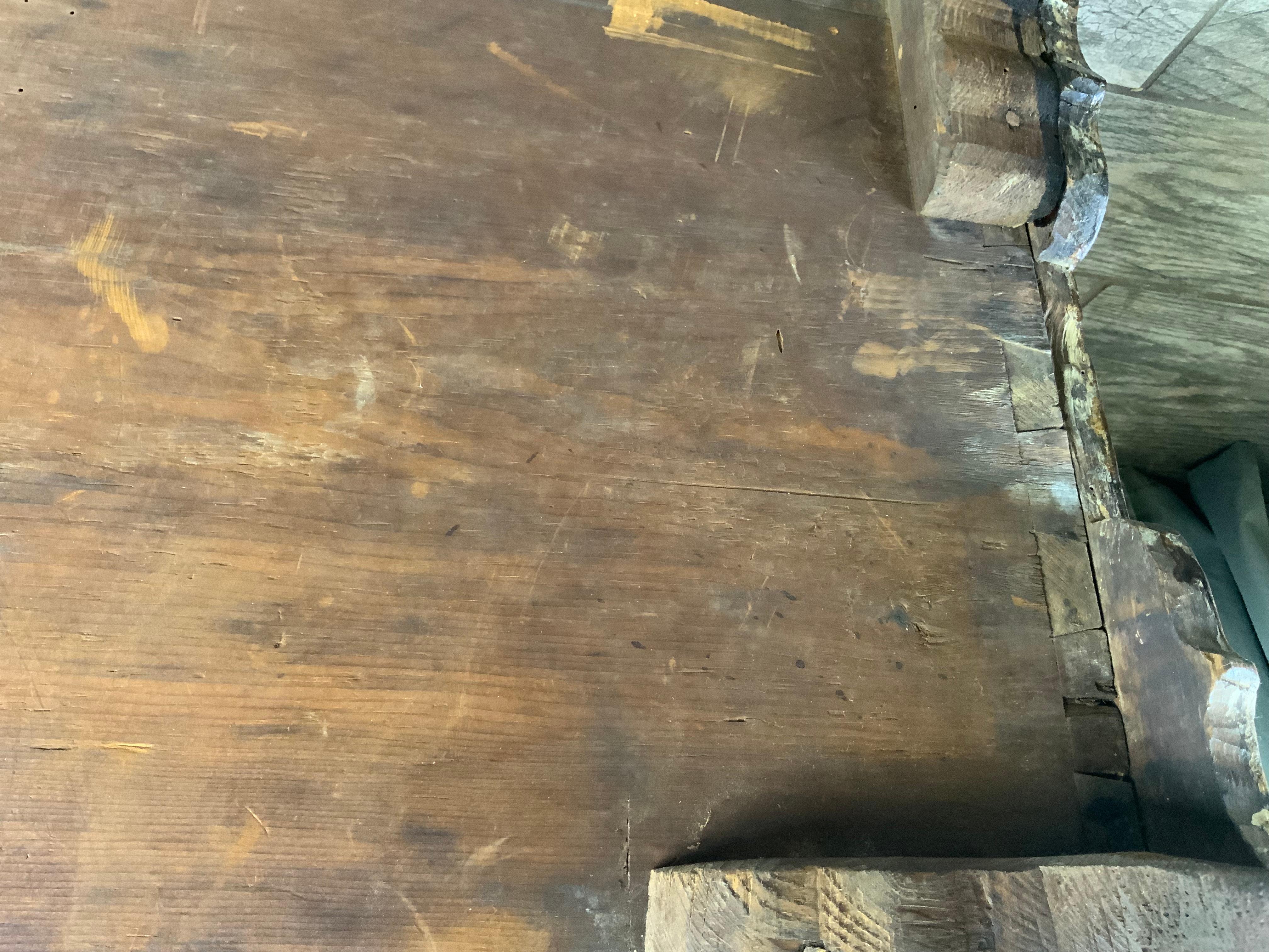 New England Maple Six Drawer Chippendale Chest For Sale 11