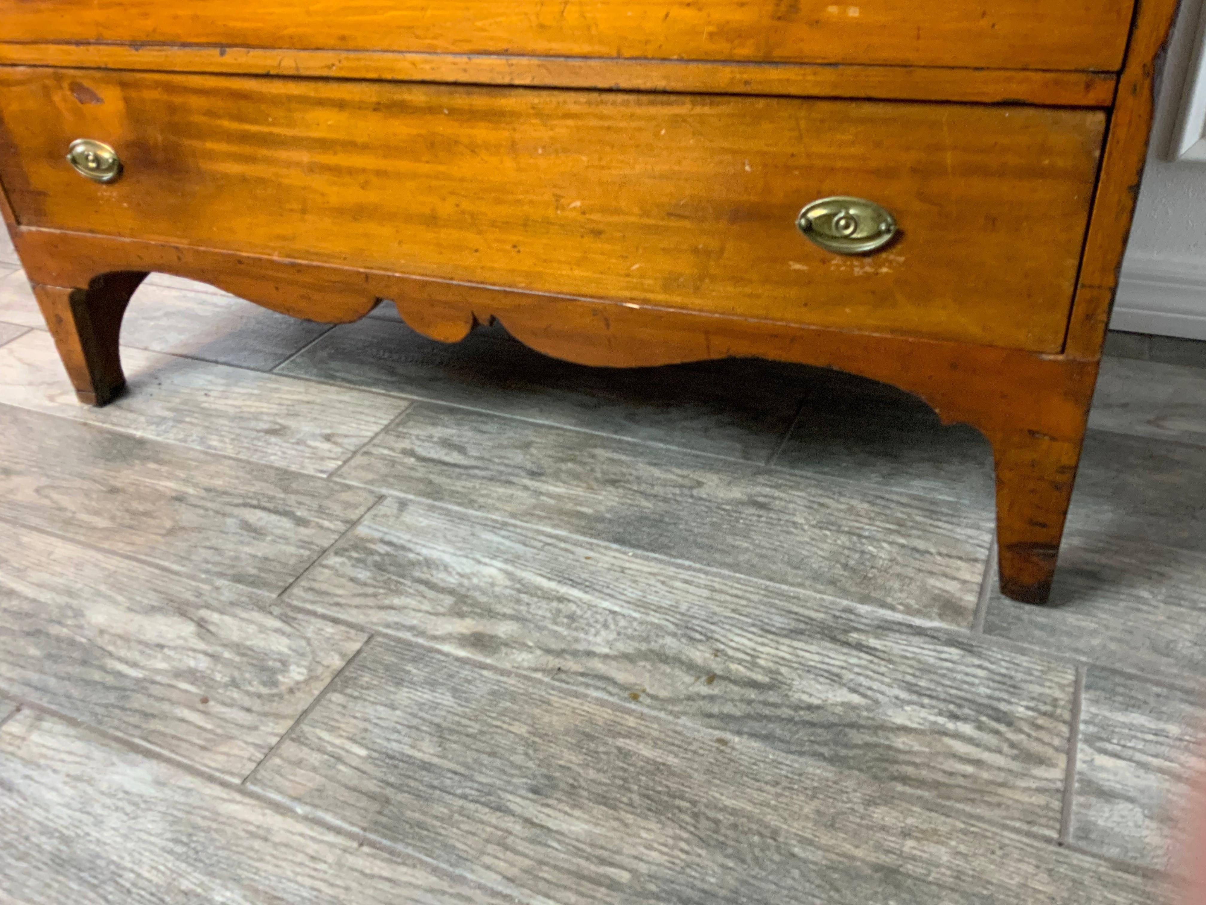 Pine New England Mule Chest For Sale
