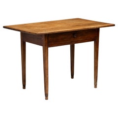 New England Pine and Birch Work Table, America circa 1810