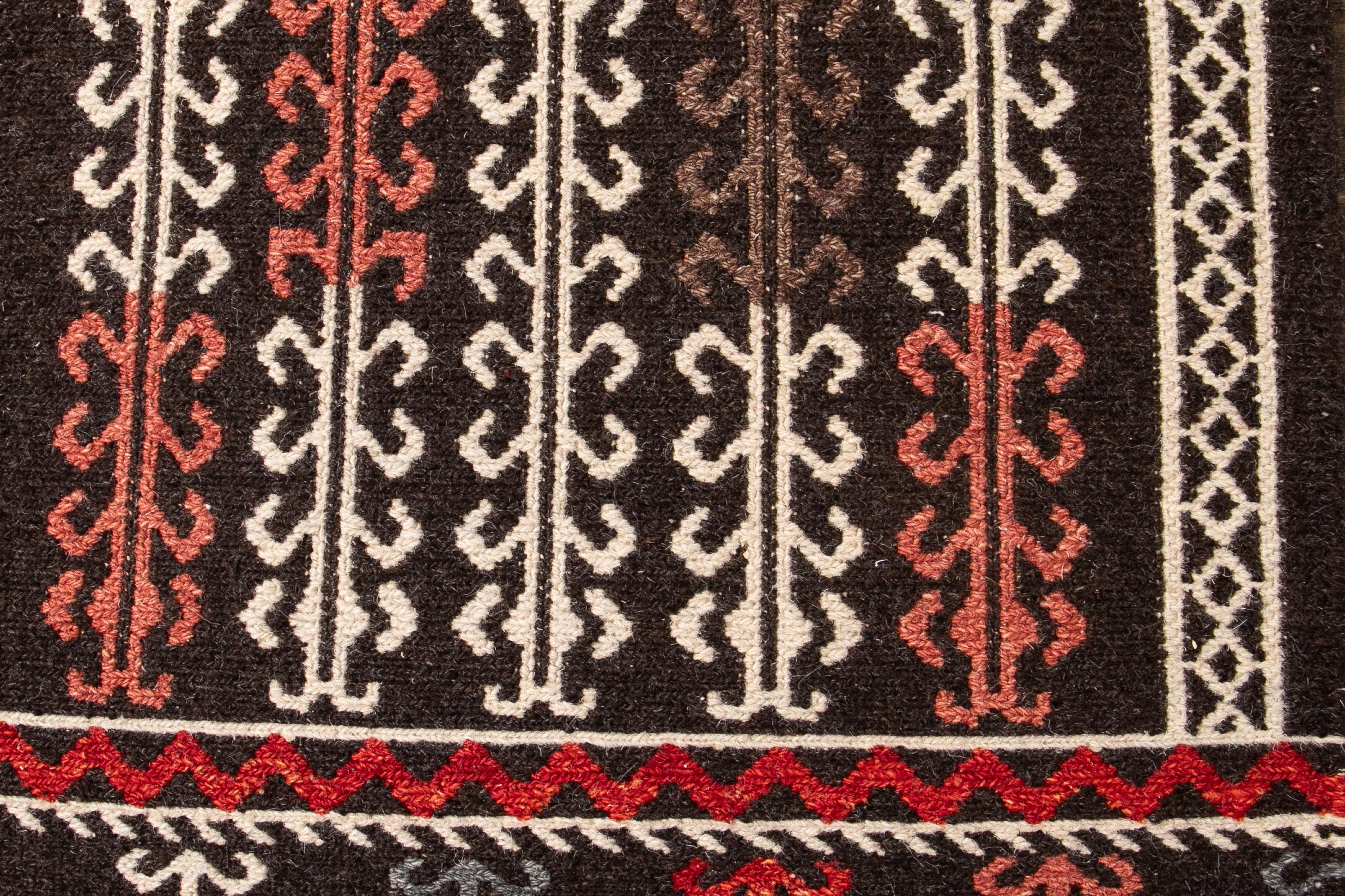Sumak New England Soumak Collection Handwoven Wool Soumak Custom Rug For Sale