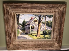 New England Summer Home Painting