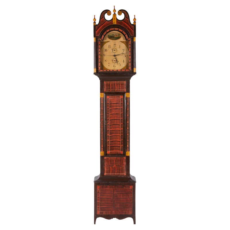 Riley Whiting Pine Tall Clock, circa 1818 For Sale at 1stDibs | riley ...