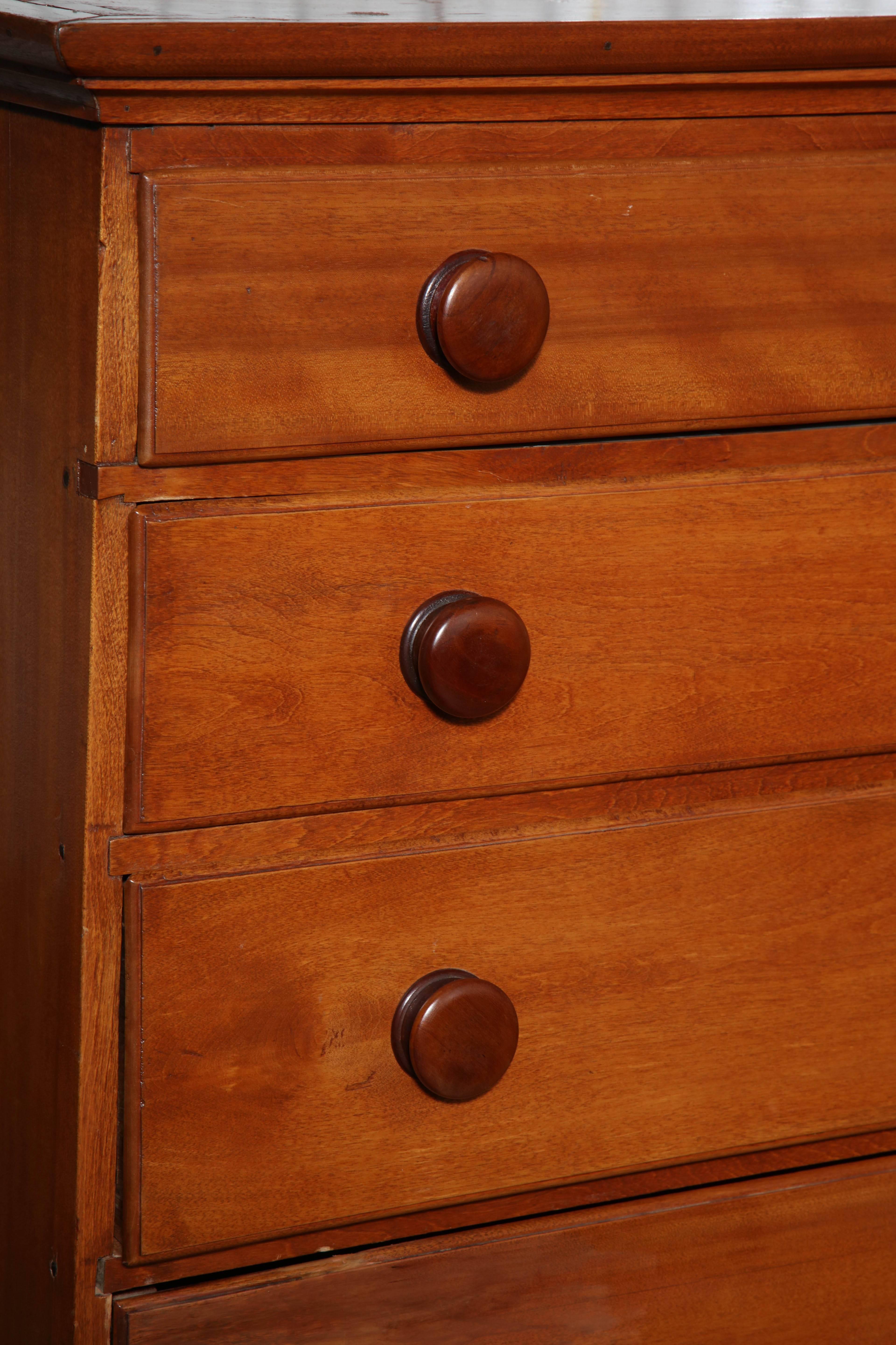 American New England Tall Chest of Drawers
