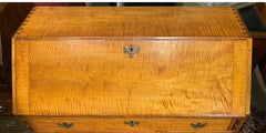 New England Tiger Maple Slant Front Desk circa 1780-90