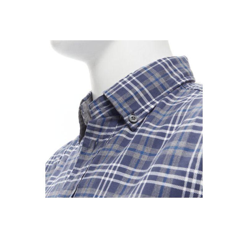 new ERMENEGILDO ZEGNA SPORT cotton blue grey white check slim fit shirt M
Reference: EDTG/A00076
Brand: Ermenegildo Zegna
Material: Cotton
Color: Blue, White
Pattern: Checkered
Closure: Button
Extra Details: Slim-fit.

CONDITION:
Condition: New with