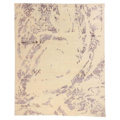 New Ethereal Reverie Contemporary Carpet with Enigmatic Abstract Expressionism