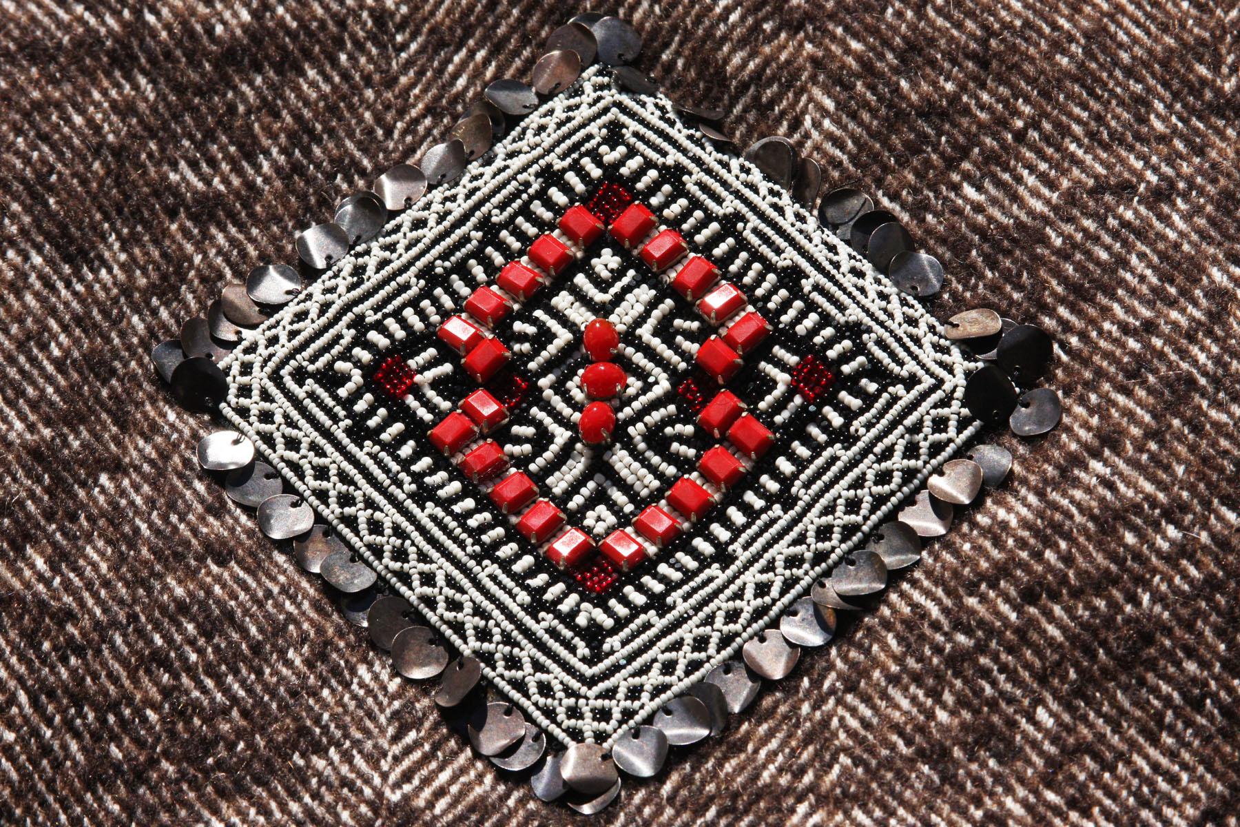 Black New $2140 Etro Shearling Wool Jacket Vest Micro-Beads Application Italian 44