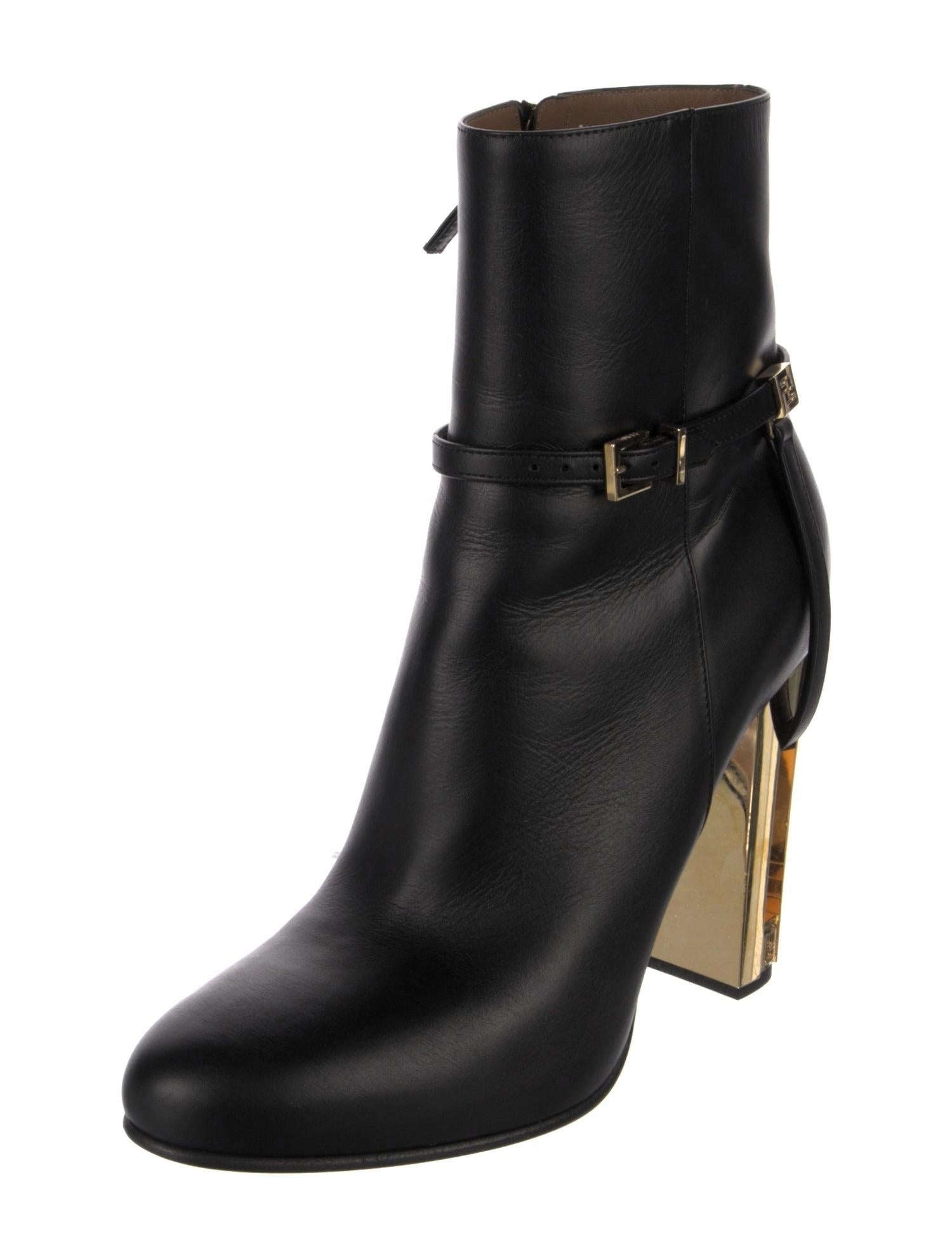 Nuovo Fendi 2023 Delfina Booties Taglia 40 in vendita 5