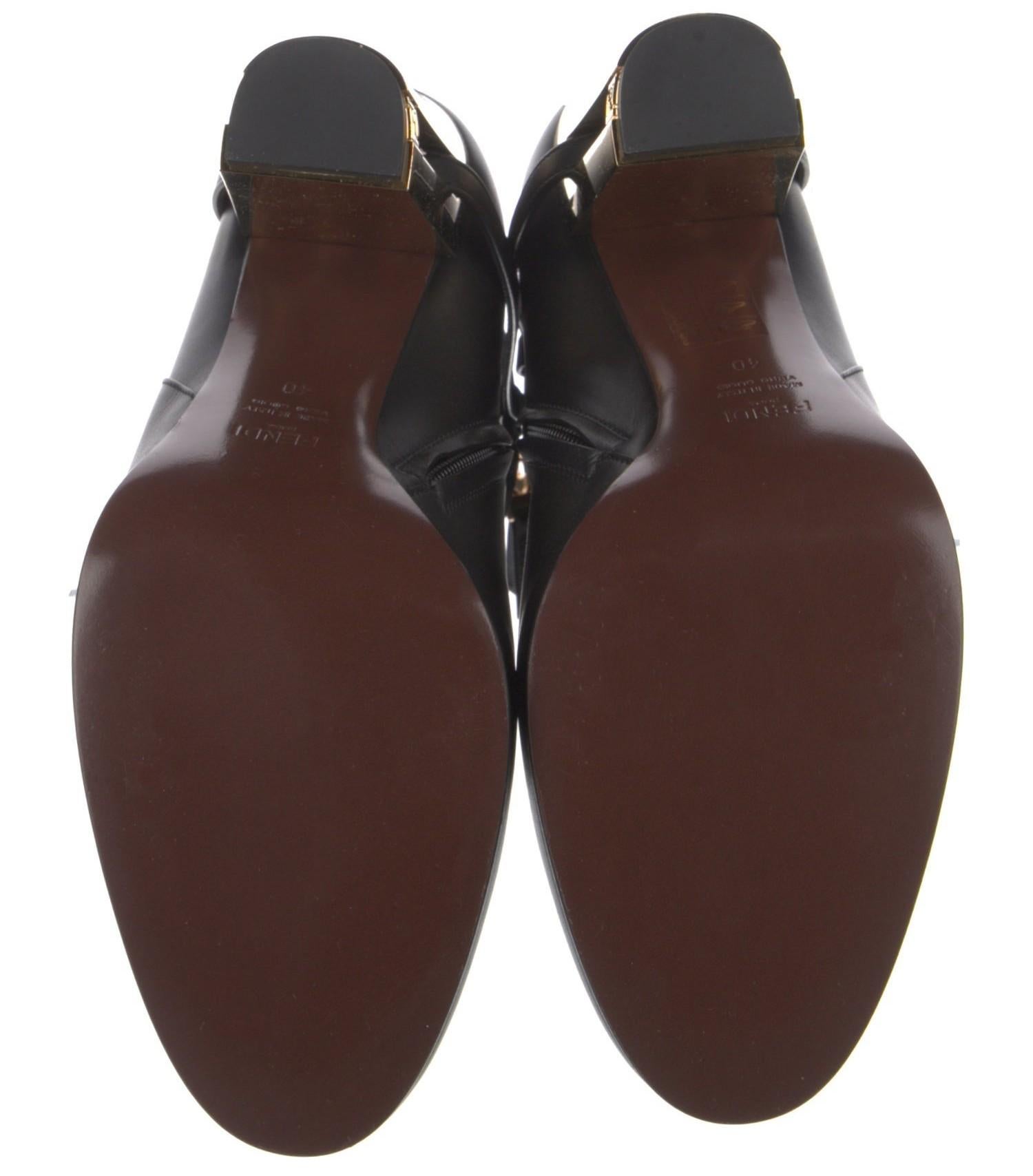 Nuovo Fendi 2023 Delfina Booties Taglia 40 in vendita 7